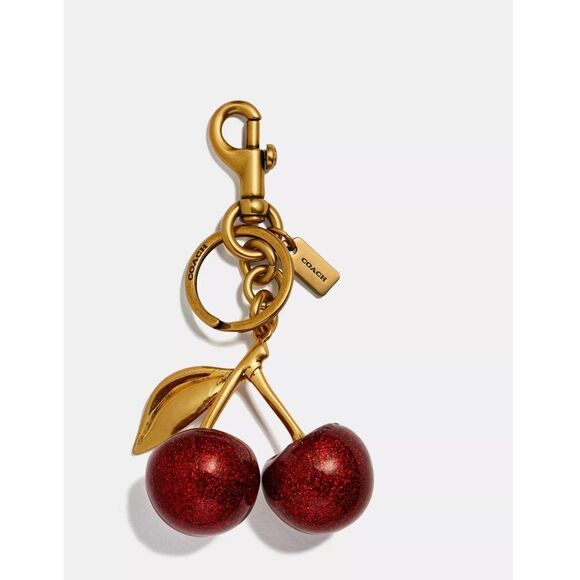 COACH Large Cherries Keychain - Picture 2 of 4